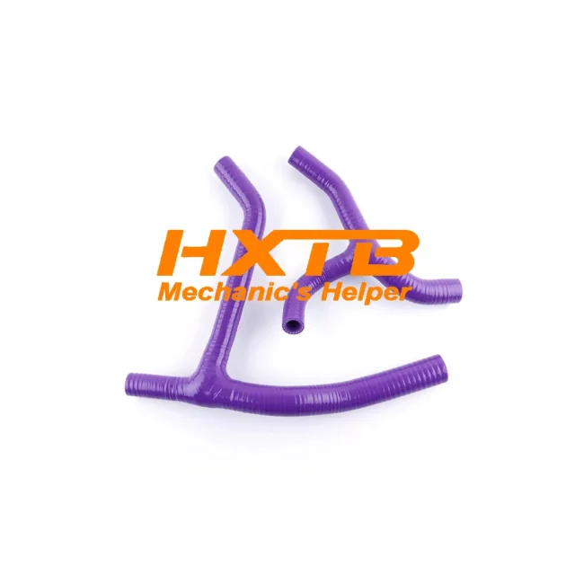 PURPLE silicone radiator Y-hose kit for Kawasaki KX450F / KXF450 (2006-2008) – high-performance cooling upgrade