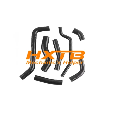 Kawasaki KX450F BLACK radiator hose kit (2009-2014) – Reinforced silicone for better heat dissipation
