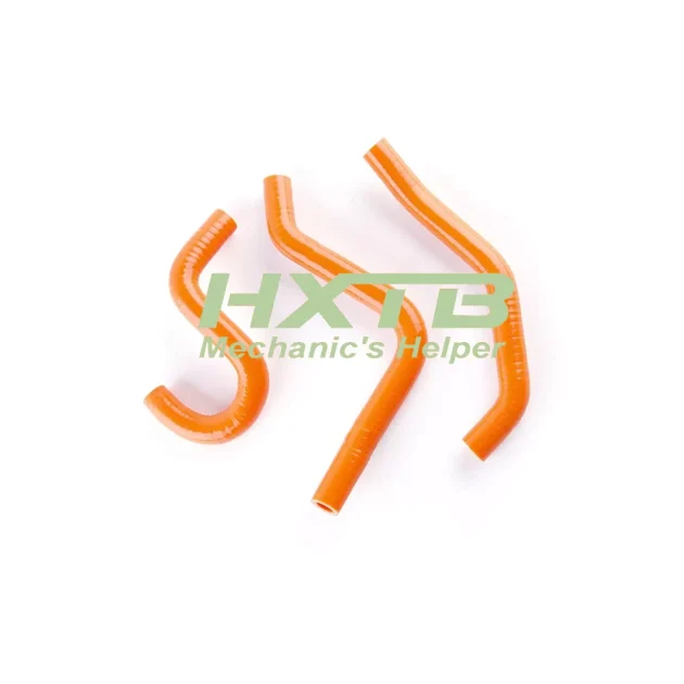 ORANGE silicone radiator hose for Honda CR80R (1998-2002) & CR85R/Expert (2003-2007) – high-performance cooling upgrade