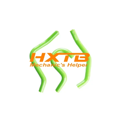 Aftermarket GREEN silicone radiator hose designed for Honda CR80R & CR85R/Expert