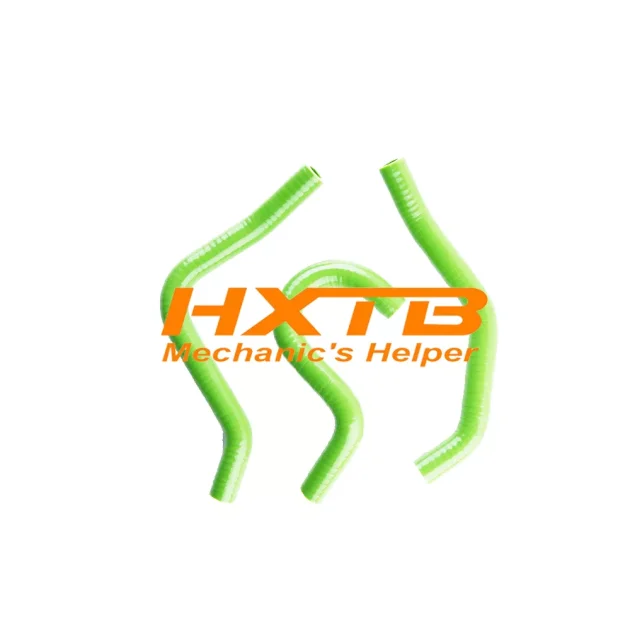 Aftermarket GREEN silicone radiator hose designed for Honda CR80R & CR85R/Expert