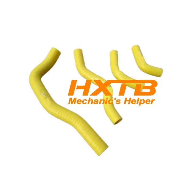Direct-fit YELLOW silicone radiator hose set designed for Honda CRF450X (2005-2017)