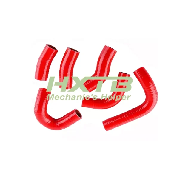 Upgrade your Honda Magna V45 (VF750C) with these vibrant RED silicone radiator hoses - 1982-1986 models