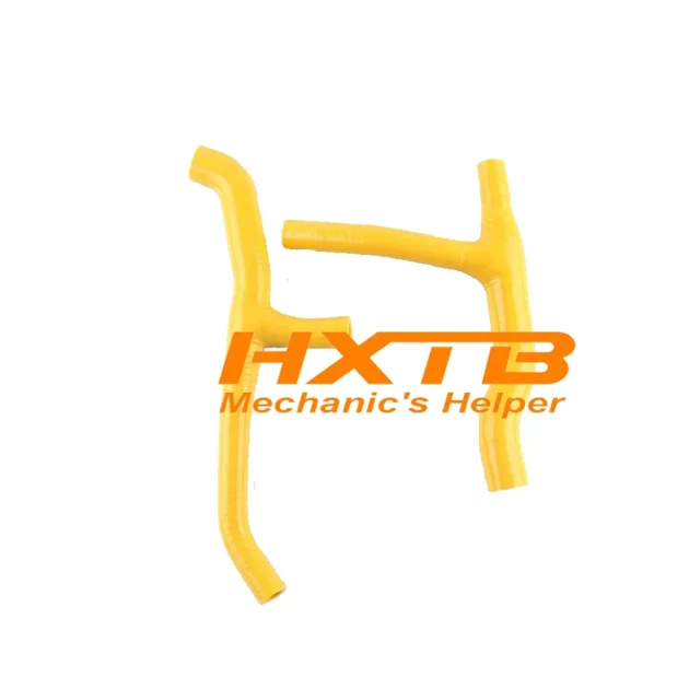 High-performance YELLOW silicone radiator hose kit for Suzuki DRZ400E / DR-Z400E (2000-2002) – durable and heat-resistant