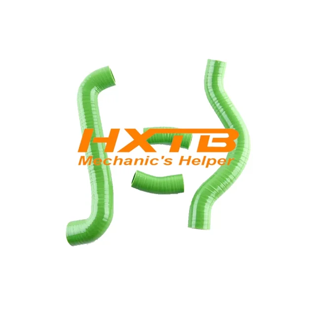 Performance GREEN silicone radiator hoses for Suzuki SV650 (K1, K2, K3) – Resists cracks and leaks