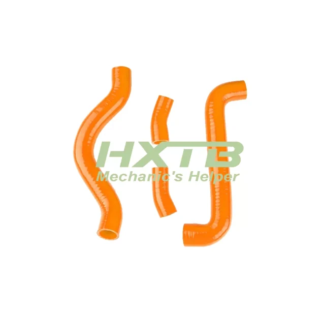 ORANGE silicone radiator hose kit for Suzuki SV650 K1-K3 (1999-2002) – High-performance cooling upgrade