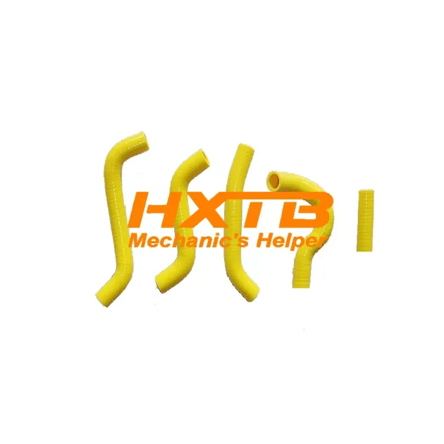 YELLOW silicone coolant hoses designed for 2007 Suzuki RMZ450 - reduces overheating risk