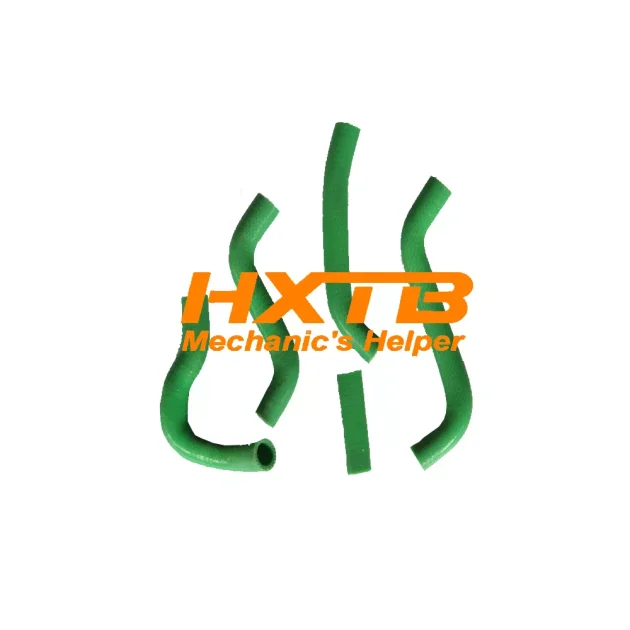 Durable GREEN silicone radiator hoses for Suzuki RMZ450 (2007) - improves engine cooling