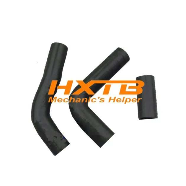 BLACK Silicone Radiator Hose Kit for Toyota Hilux LN106/LN111/LN107/LN130 2.8L Diesel - High-Temp & Durable