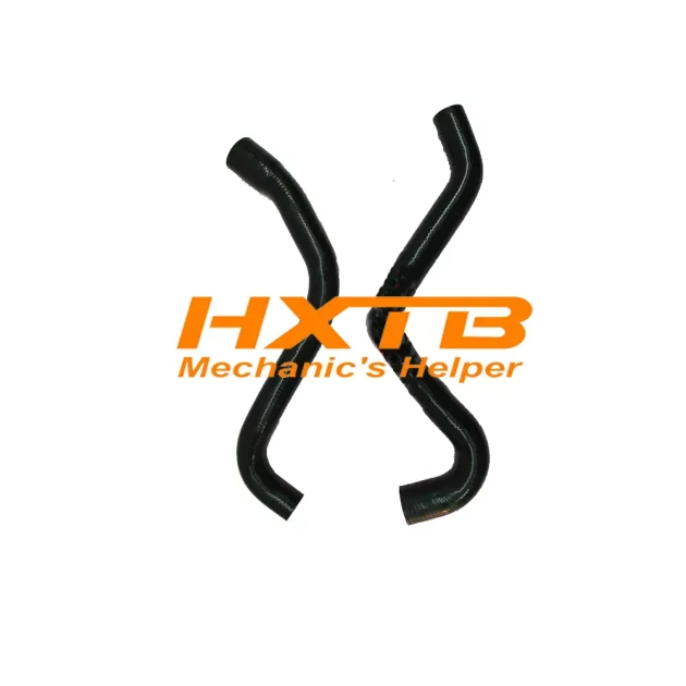 Toyota LandCruiser HZJ75 HZJ78 HZJ79 BLACK silicone radiator hose kit - performance cooling system upgrade for 4WD off-road vehicles