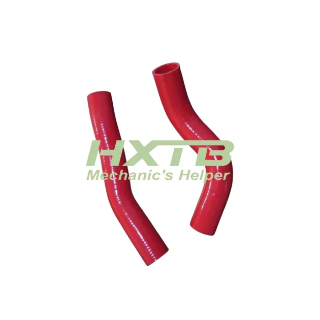 RED silicone radiator hose replacement kit for 90-98 Toyota Land Cruiser HZJ80 1HZ diesel engine