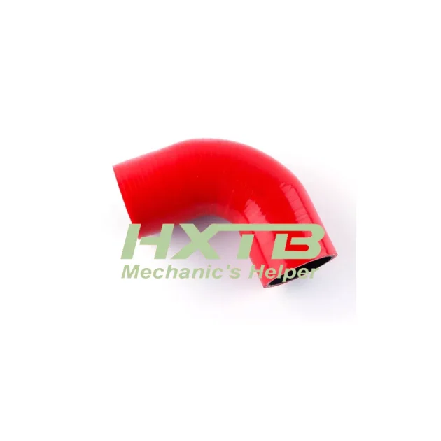 RED 90 Degree Reducer Elbow Joiner SILICONE Hose 76mm-102mm 3″- 4″